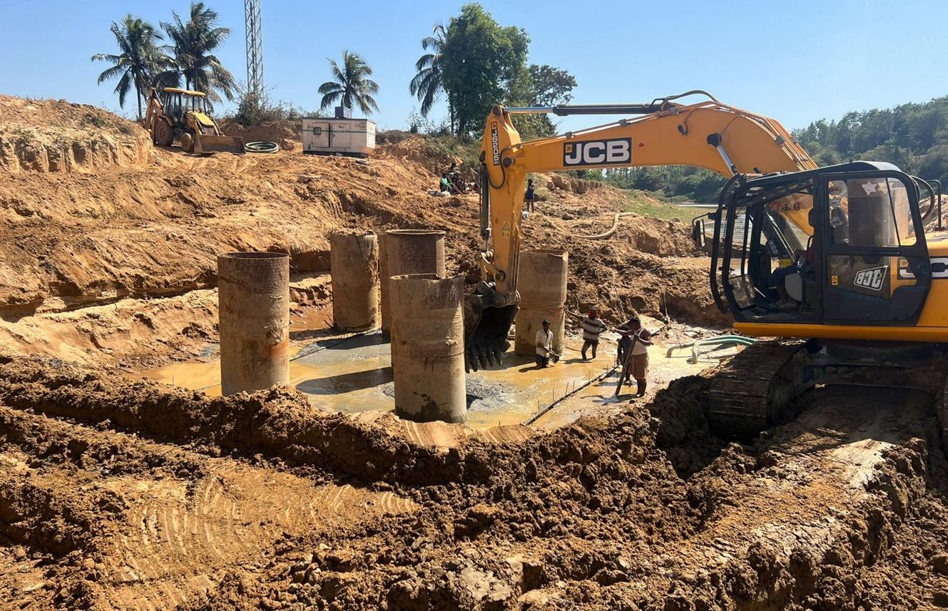Excavation and bridge works