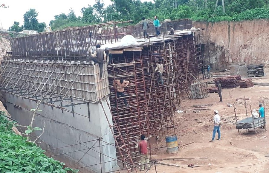 Bridge slab work